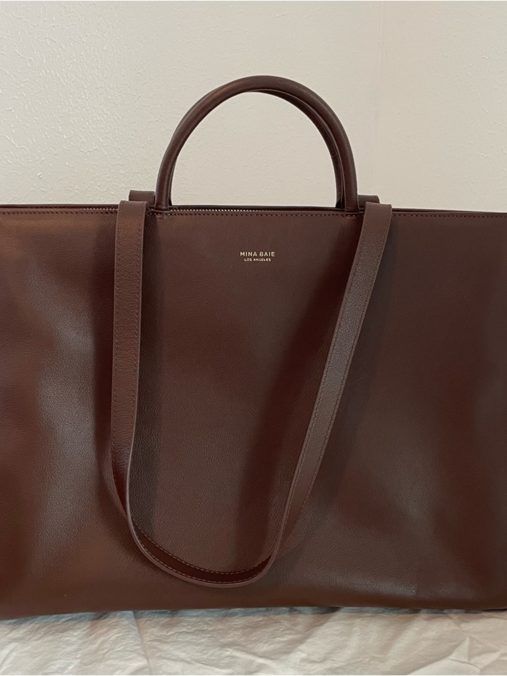 Mina Baie Juliet Work Tote in Coco